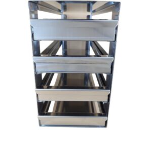EXTRACTABLE RACK 16 (4X4) BOXES OF 50