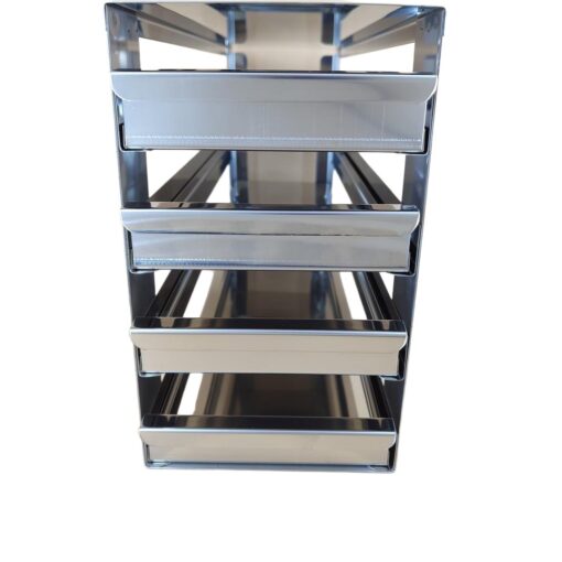 EXTRACTABLE RACK 16 (4X4) BOXES OF 50