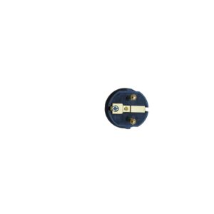 2P+T PLUG, BLACK RUBBER 050342